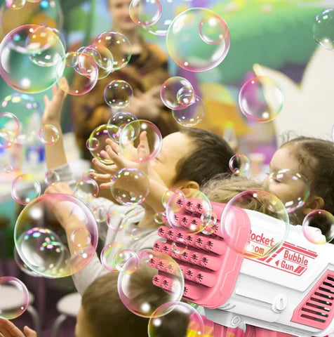 Bazuca de burbujas con luces Led - Rocket Bubble™