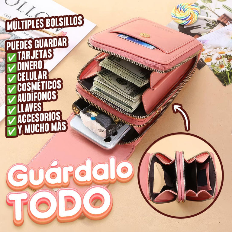 Cartera de cuero multifuncional TK