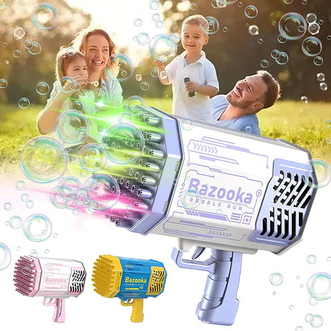 Bazuca de burbujas con luces Led - Rocket Bubble™