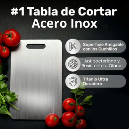 TitanCut™ Tabla de Acero Inoxidable Para Cortar