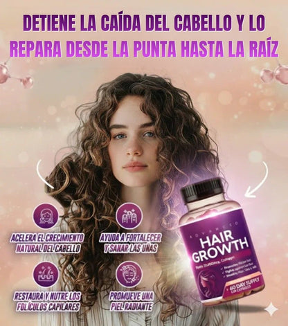 Hair Growth™ - Vitaminas para crecimiento y fortalecimiento del cabello