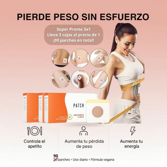 🔥 Pack Slim Parch 3x1 ( 90 unidades) – Adelgazante + Anti Ansiedad