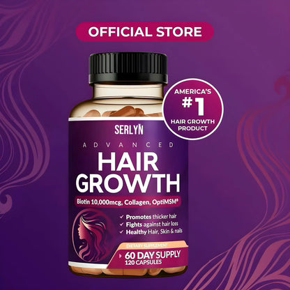 2x1 Hair Growth™ - Vitaminas para crecimiento y fortalecimiento del cabello