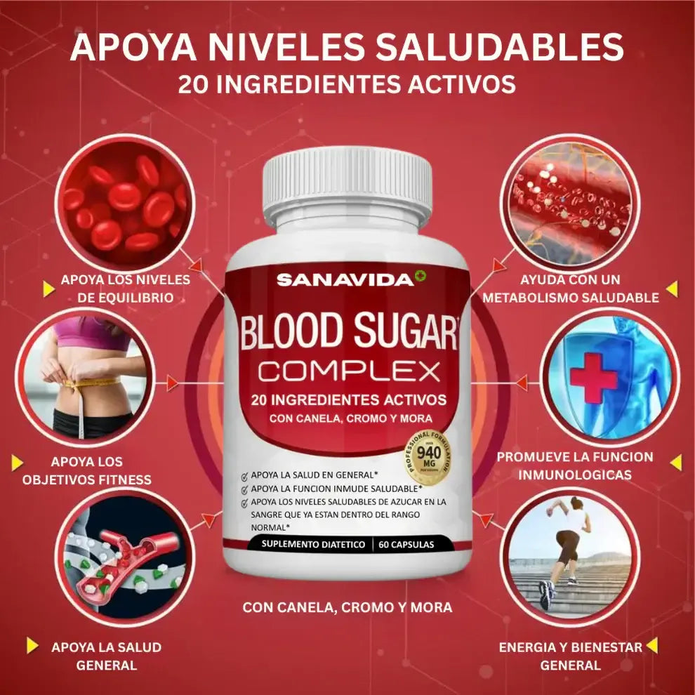 Blood Sugar Complex™ - Equilibra el azúcar en tu sangre