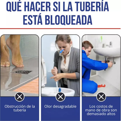 3x1 ¡Mega Promo! Súper Destapador de Cañerías Wild Tornado™ - Destapa absolutamente TODO