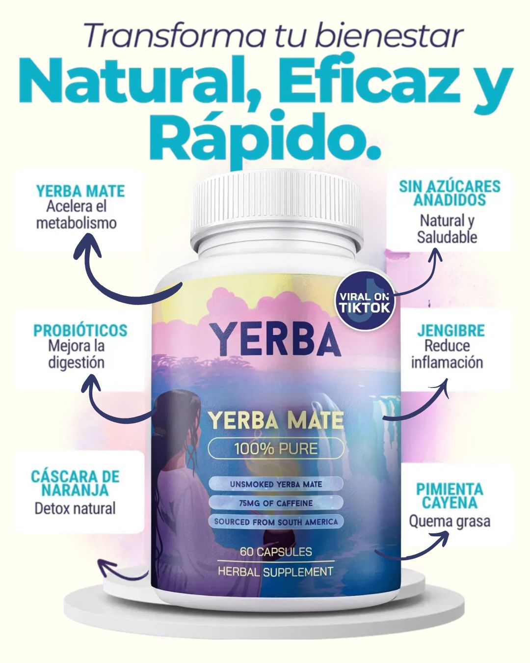 Yerba Magic™ Capsulas - Quema Grasa y Adiós Panza